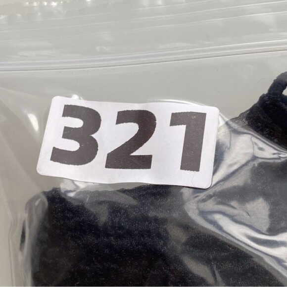 Zara Contrast Organza Sweater Small Puff Sheer Sleeves Collar Witchy Goblin Goth - Picture 15 of 16